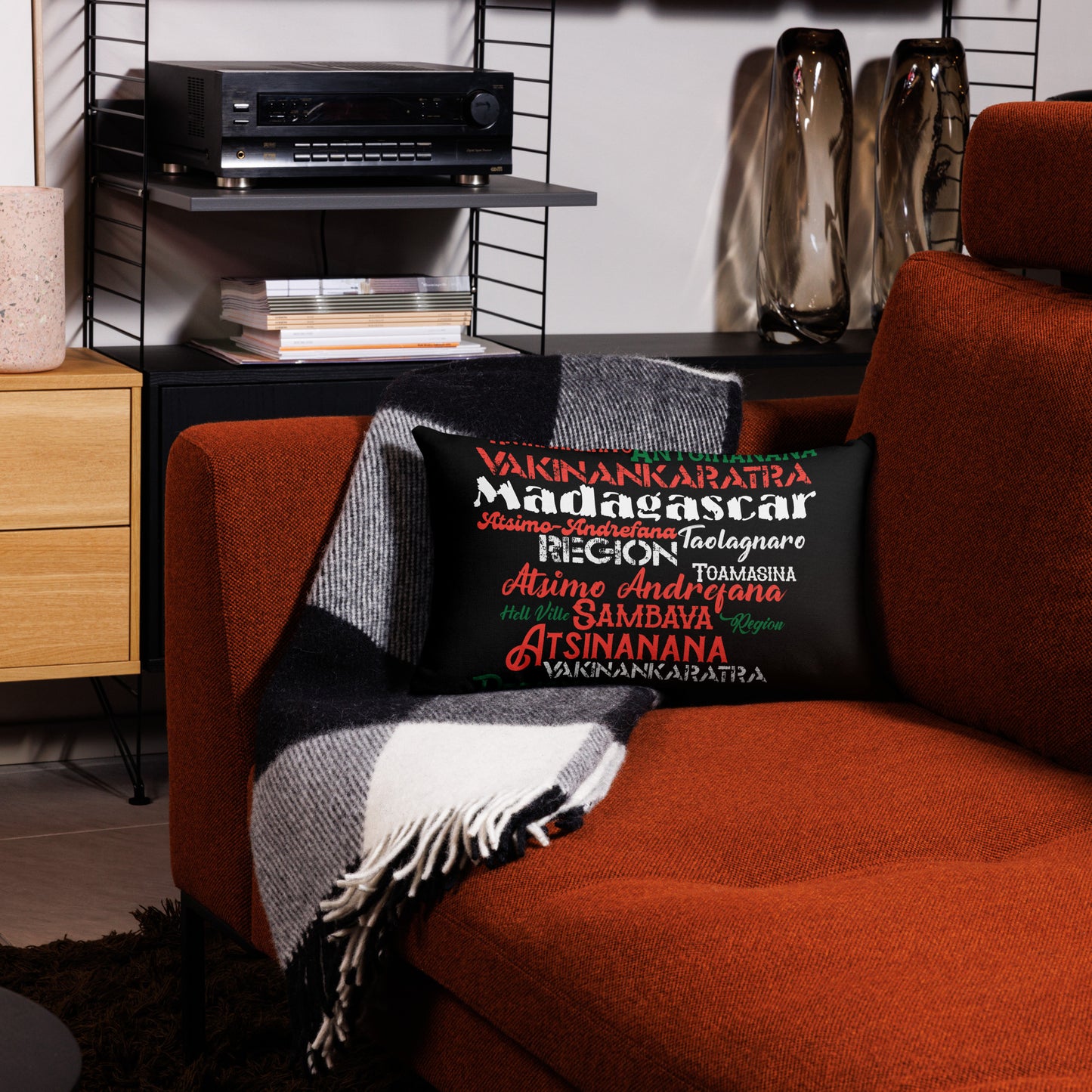 Red Island - PROUD AFRICAN - Premium Pillow