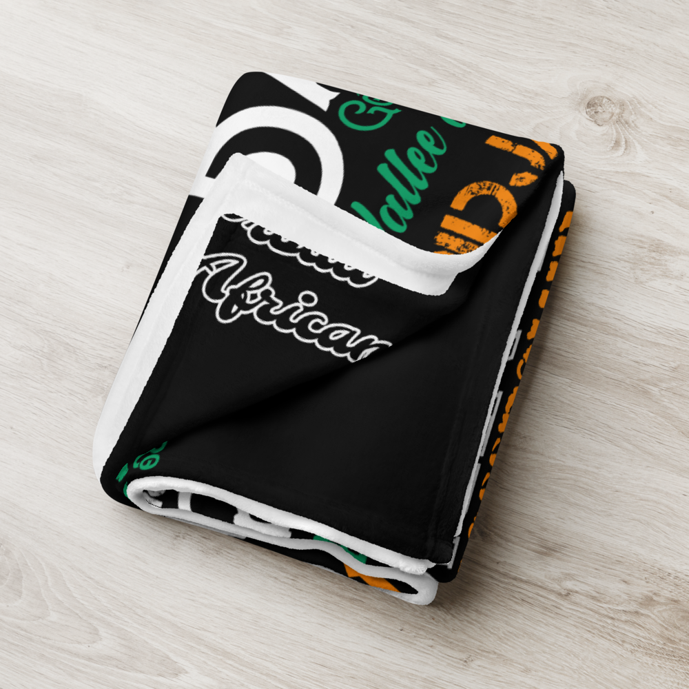 Elephants Of Africa - PROUD AFRICAN - Throw Blanket