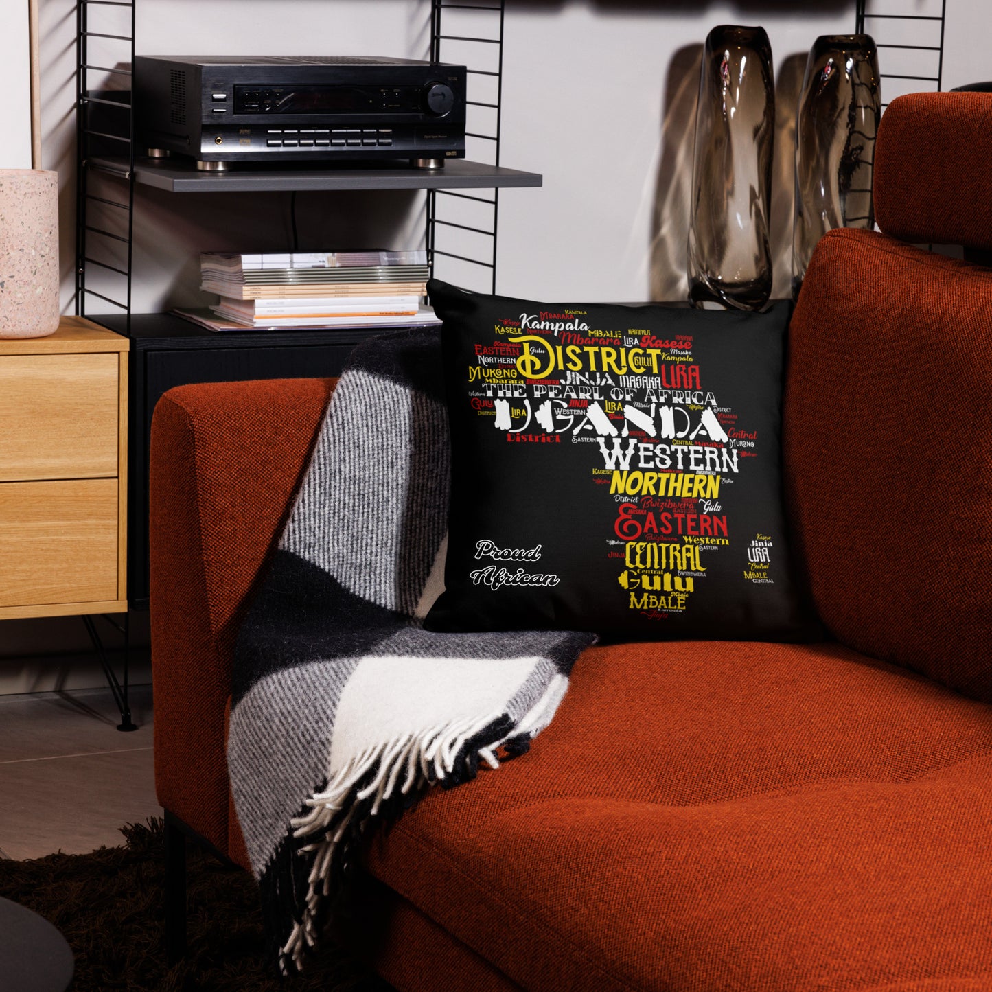 Pearl Of The Africa - PROUD AFRICAN - Premium Pillow