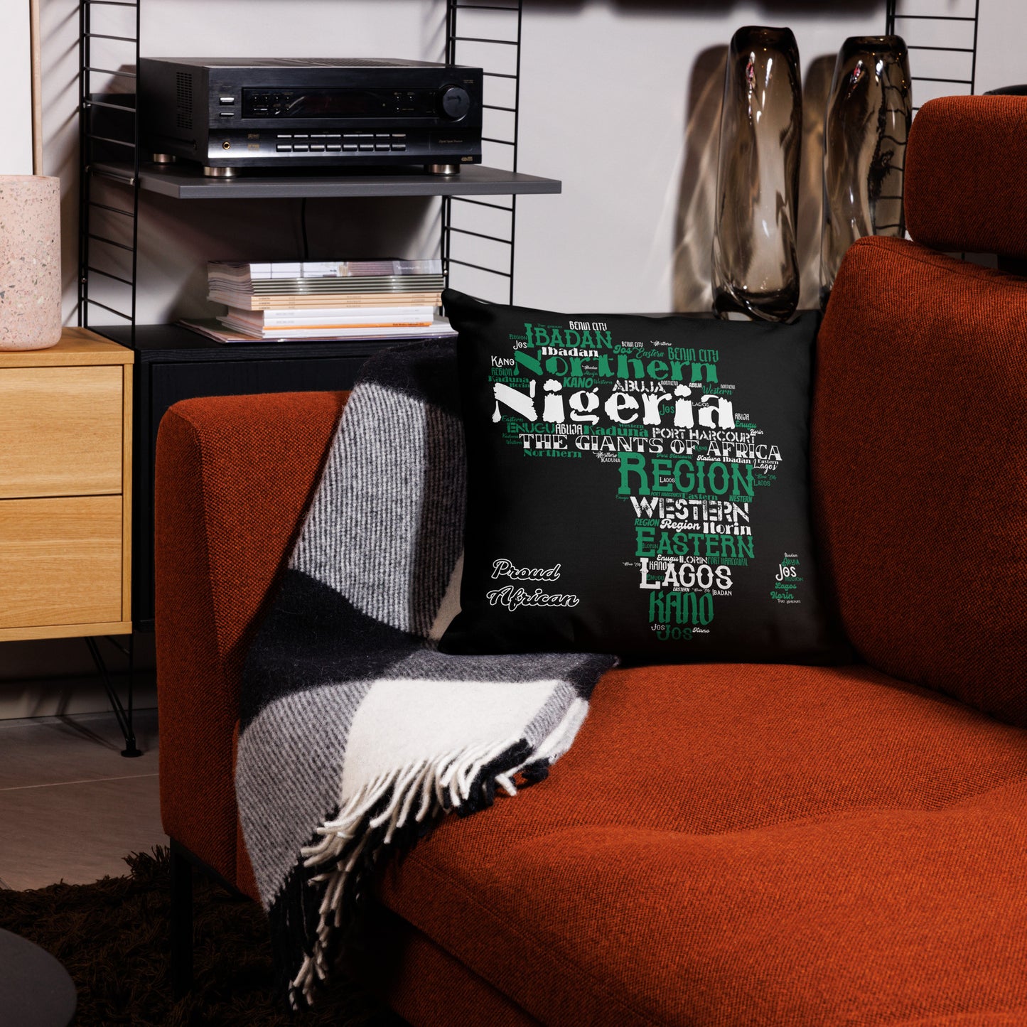 Giants Of Africa - PROUD AFRICAN - Premium Pillow