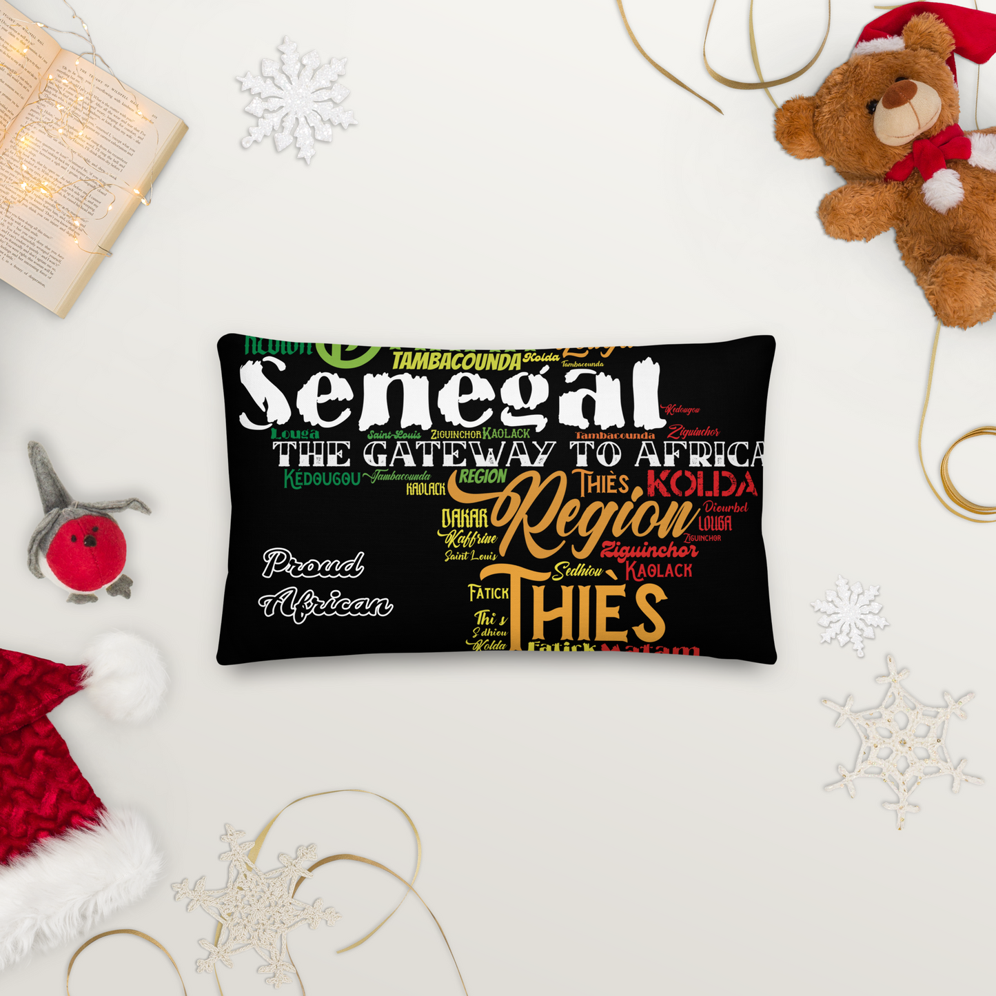 Gateway To Africa - PROUD AFRICAN - Premium Pillow