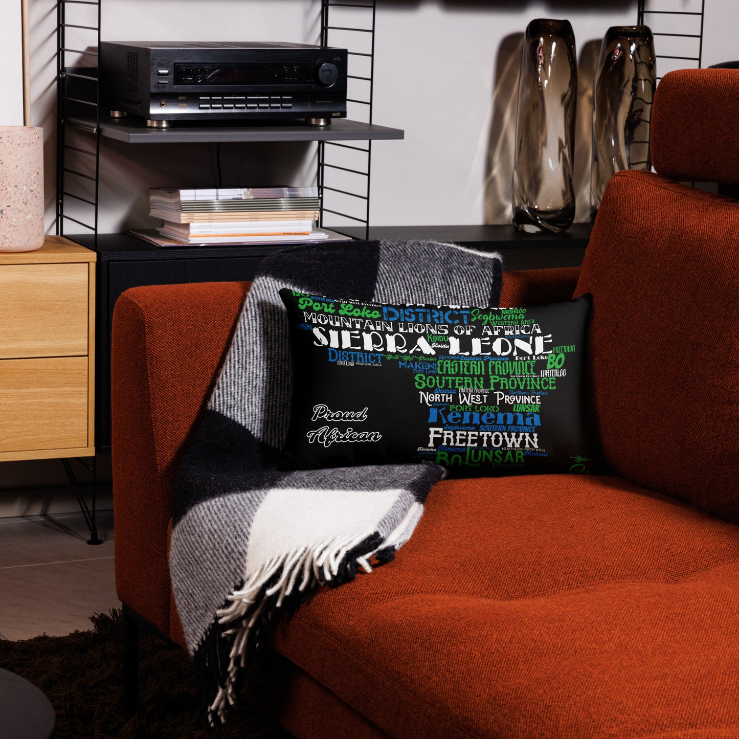 Mountain Lions Of Africa - PROUD AFRICAN - Premium Pillow