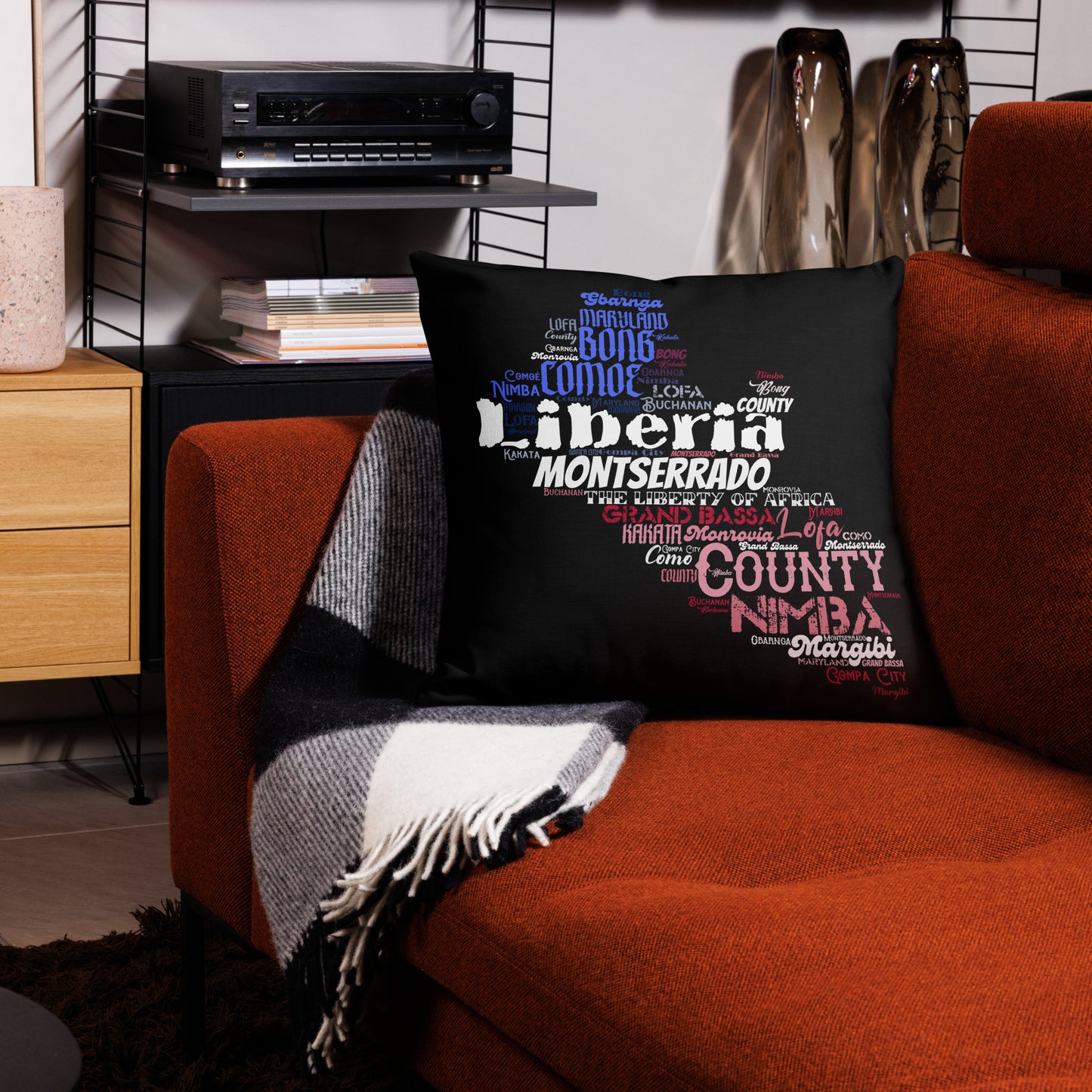Liberty Of Africa - PROUD AFRICAN - Premium Pillow
