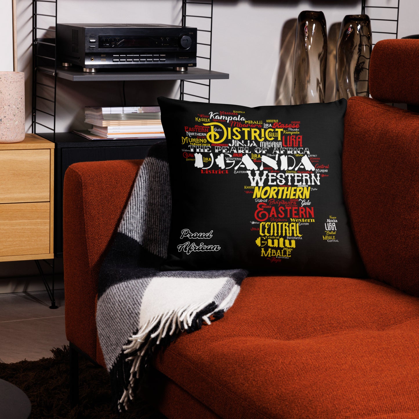 Pearl Of The Africa - PROUD AFRICAN - Premium Pillow