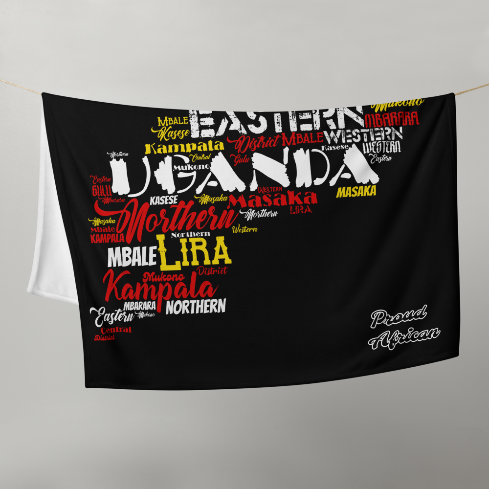 Pearl Of Africa - PROUD AFRICAN - Throw Blanket