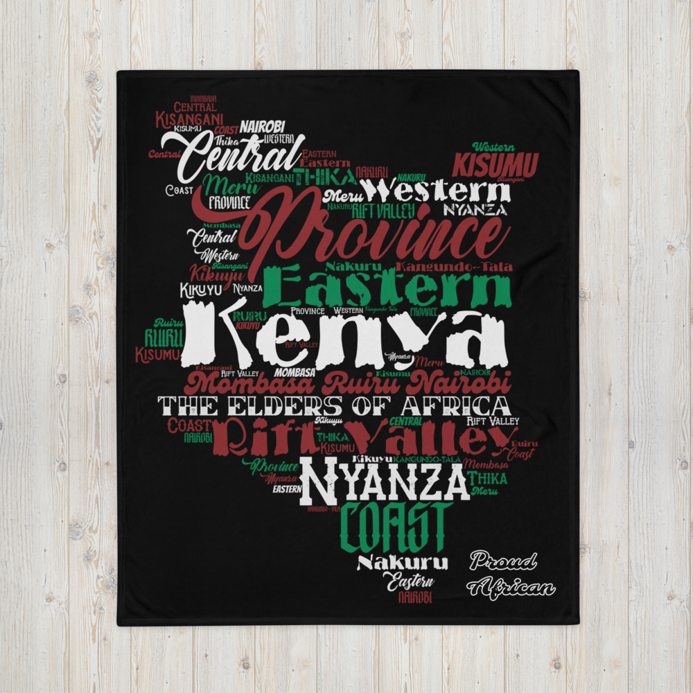 Elders Of Africa - PROUD AFRICAN - Throw Blanket