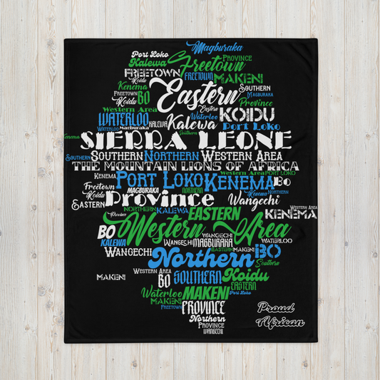 Mountain Lions Of Africa - PROUD AFRICAN - Throw Blanket