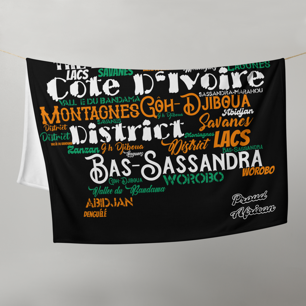 Elephants Of Africa - PROUD AFRICAN - Throw Blanket