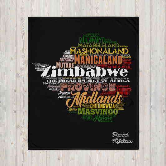 The Breadbasket Of Africa - PROUD AFRICAN - Throw Blanket