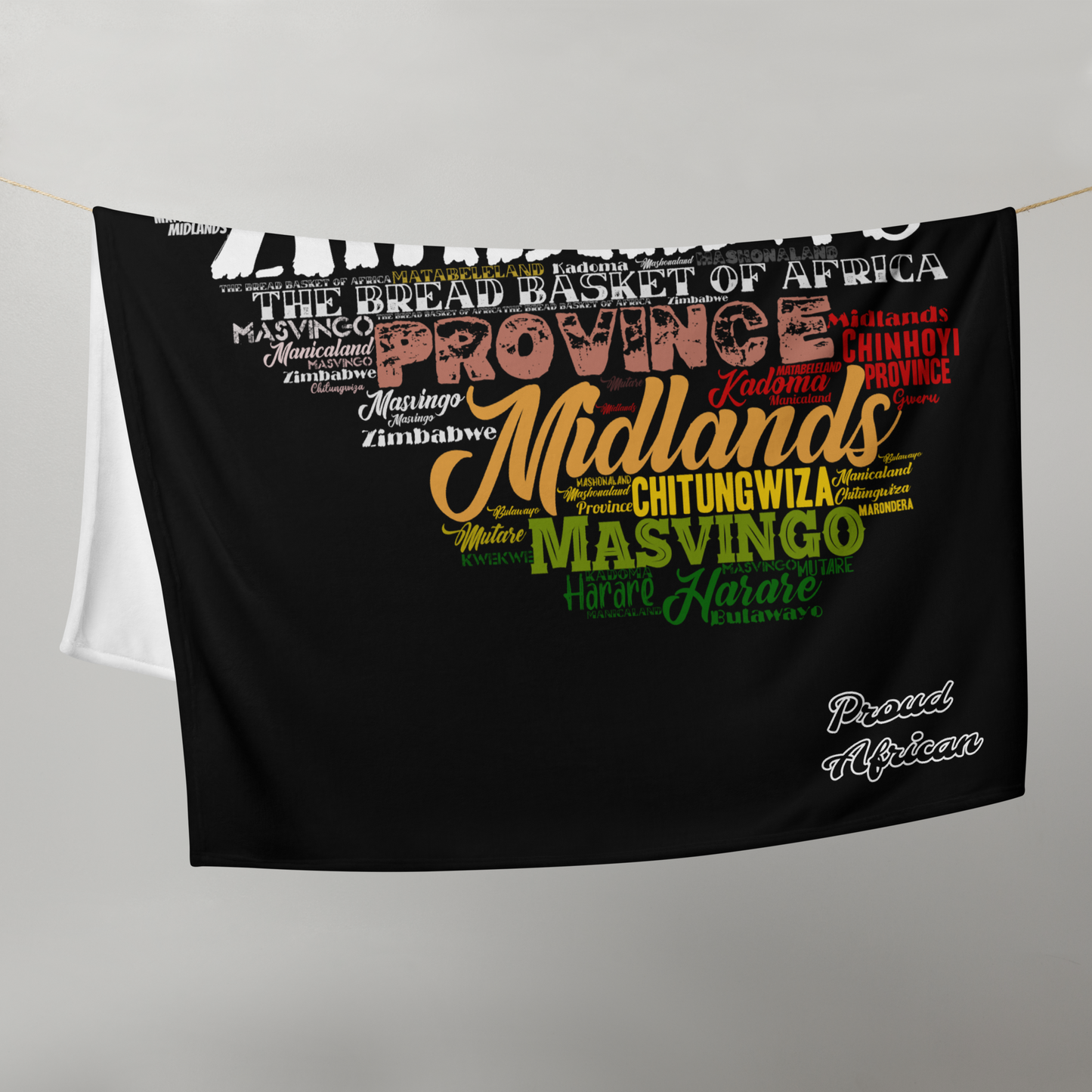 The Breadbasket Of Africa - PROUD AFRICAN - Throw Blanket