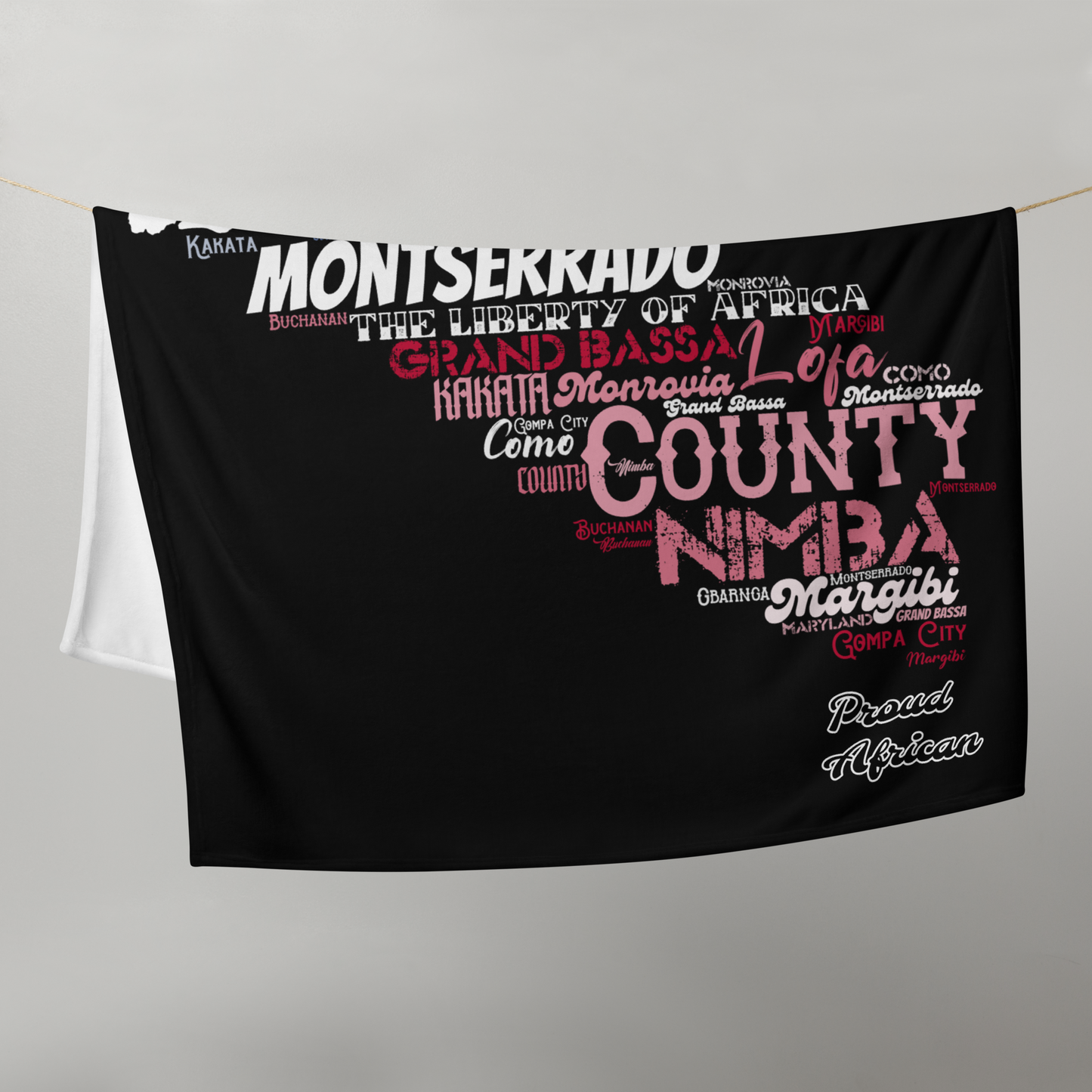 The Liberty Of Africa - PROUD AFRICAN - Throw Blanket