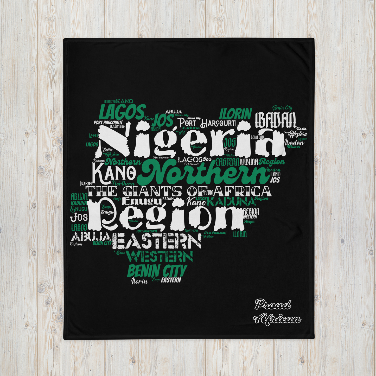 The Giants Of Africa - PROUD AFRICAN - Throw Blanket