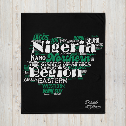 The Giants Of Africa - PROUD AFRICAN - Throw Blanket