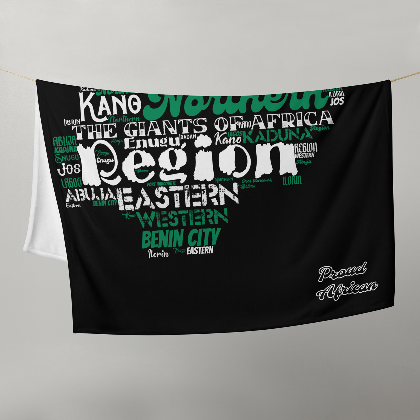 The Giants Of Africa - PROUD AFRICAN - Throw Blanket