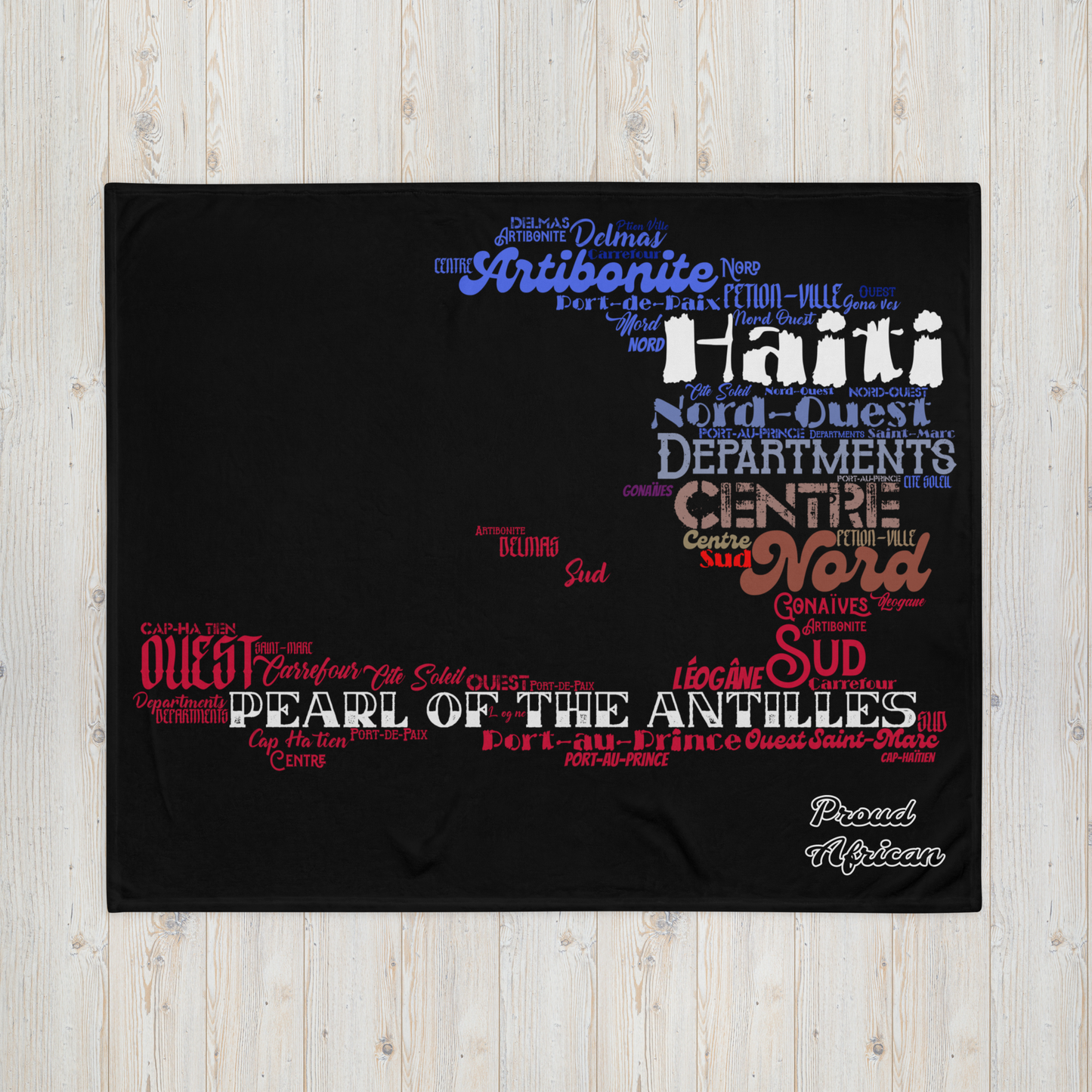Pearl Of the Antilles - PROUD AFRICAN - Throw Blanket