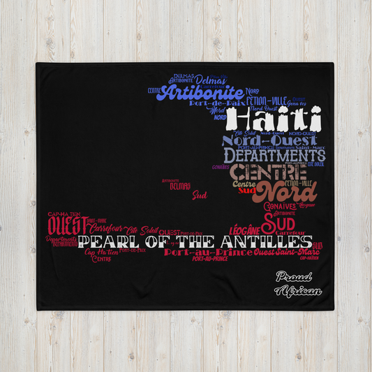 Pearl Of the Antilles - PROUD AFRICAN - Throw Blanket