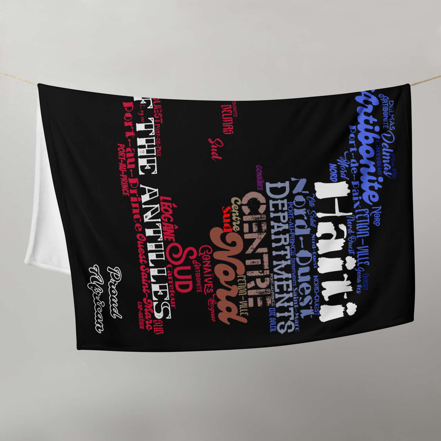 Pearl Of the Antilles - PROUD AFRICAN - Throw Blanket