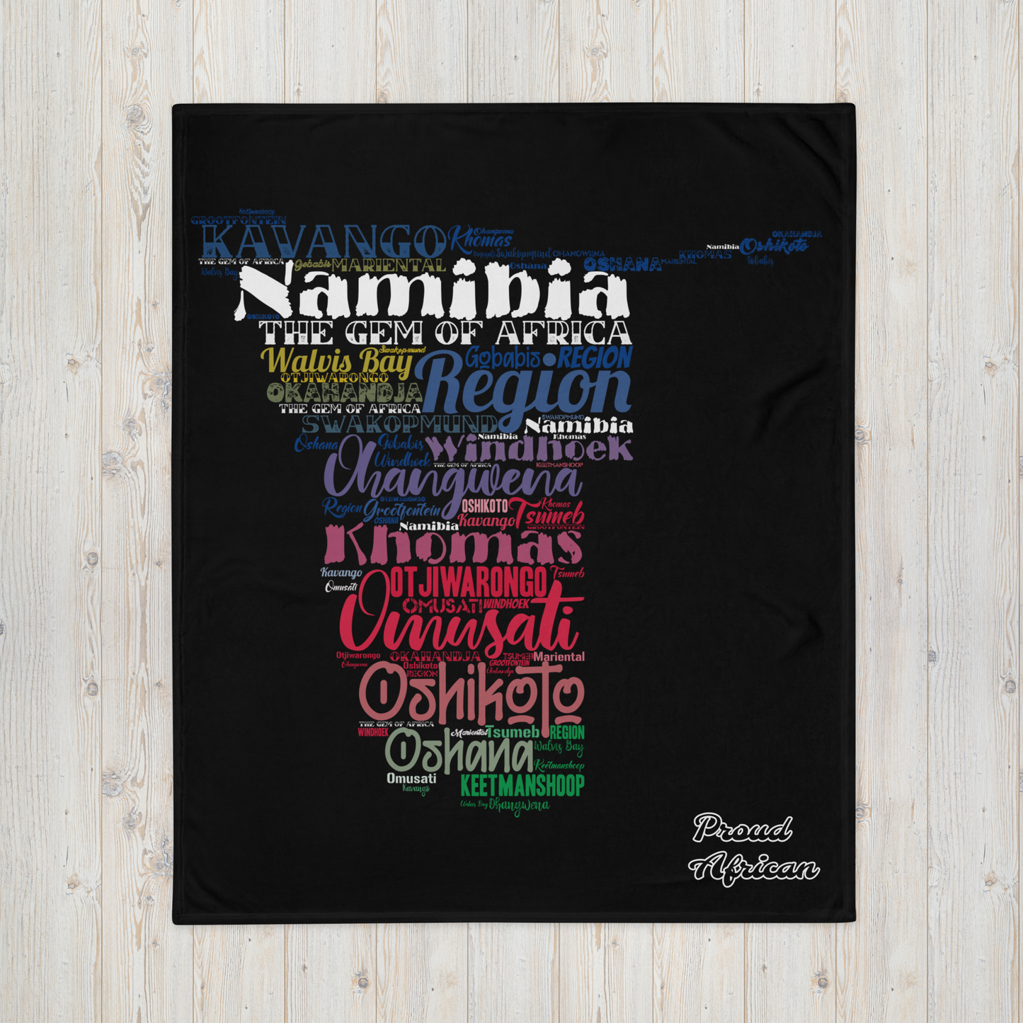 Gem Of Africa - PROUD AFRICAN - Throw Blanket
