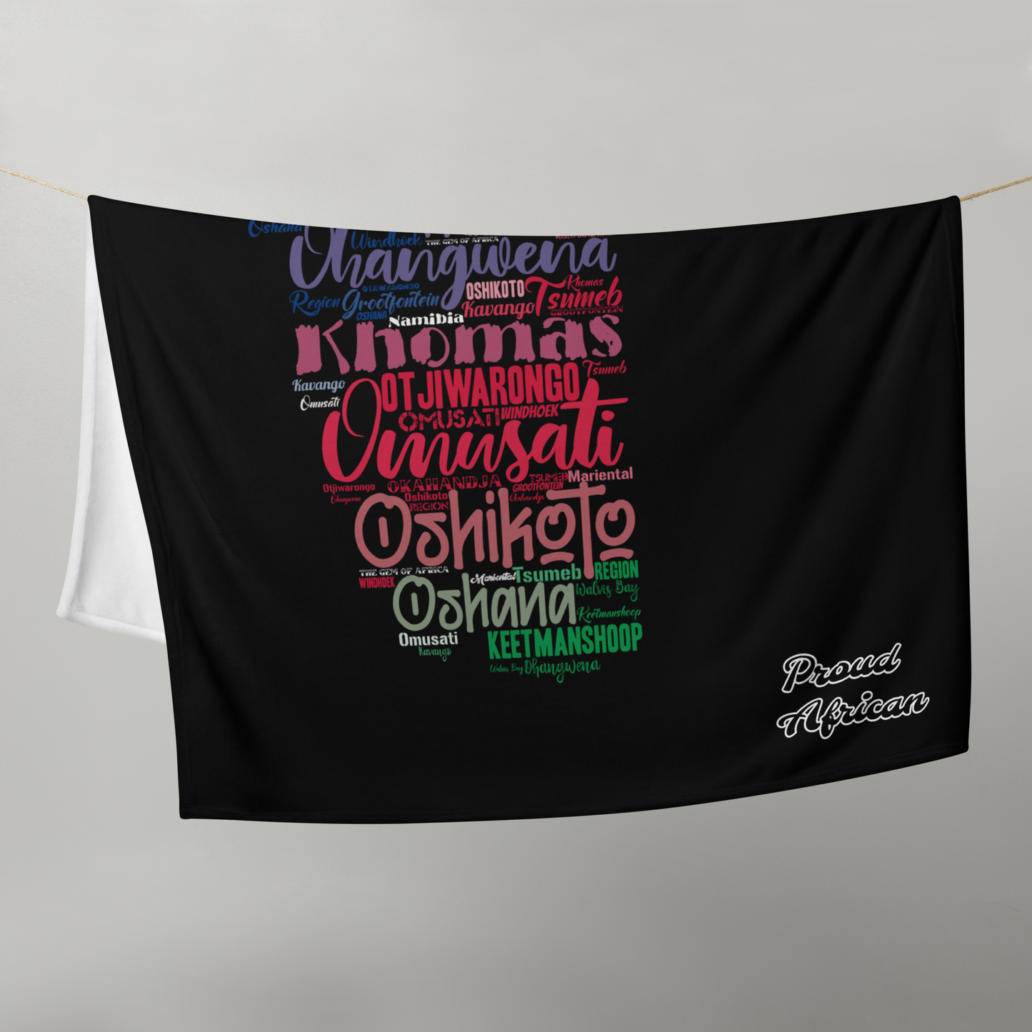 Gem Of Africa - PROUD AFRICAN - Throw Blanket
