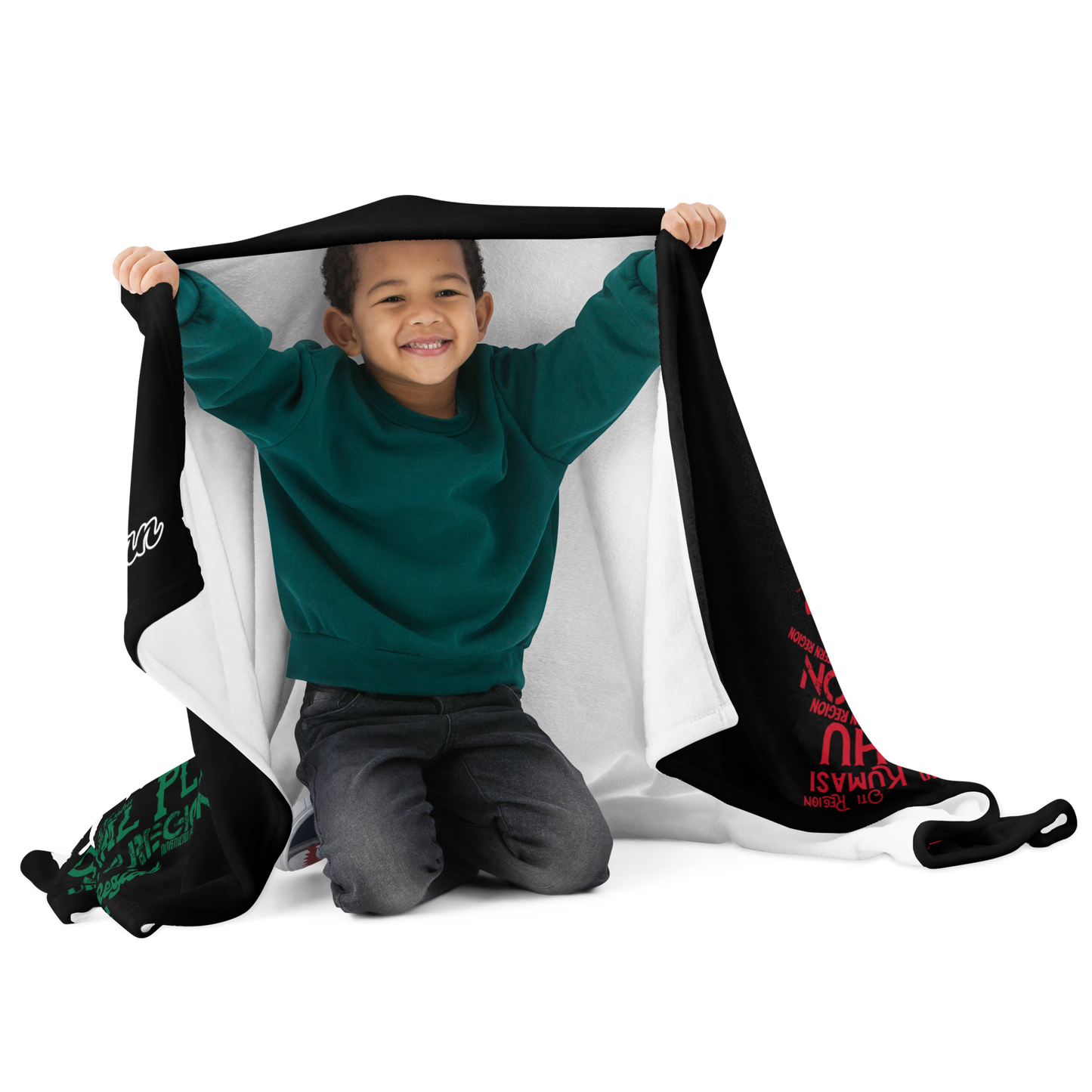 Black Star Of Africa - PROUD AFRICAN - Throw Blanket