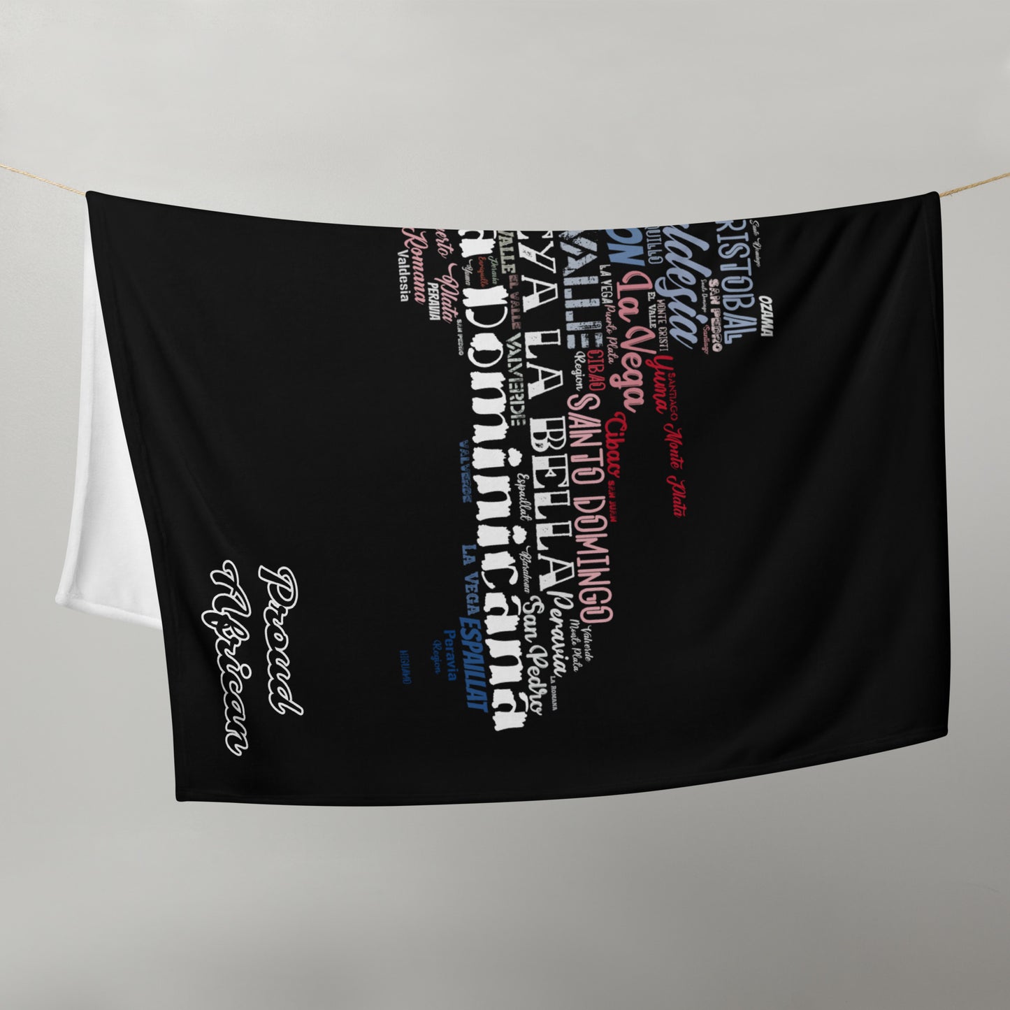 La Quisqueya La Bella - PROUD AFRICAN - Throw Blanket
