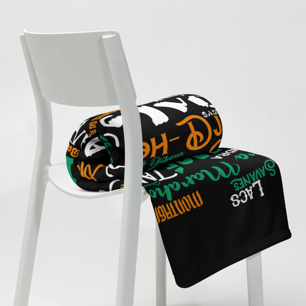 Elephants Of Africa - PROUD AFRICAN - Throw Blanket