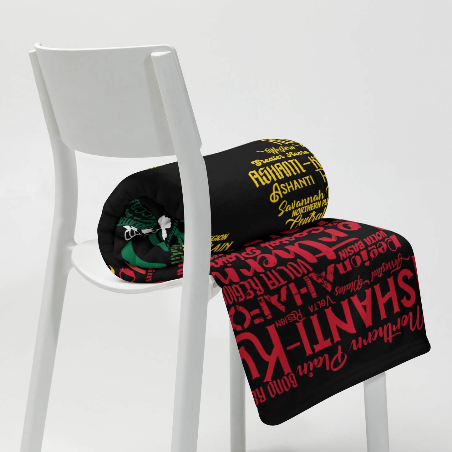 Black Star Of Africa - PROUD AFRICAN - Throw Blanket