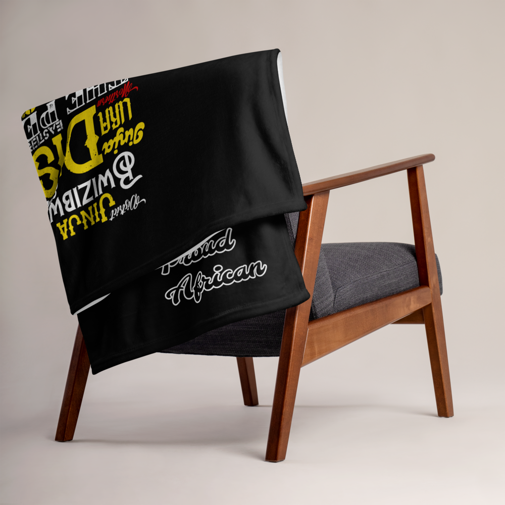 Pearl Of Africa - PROUD AFRICAN - Throw Blanket
