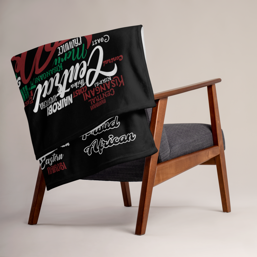 Elders Of Africa - PROUD AFRICAN - Throw Blanket