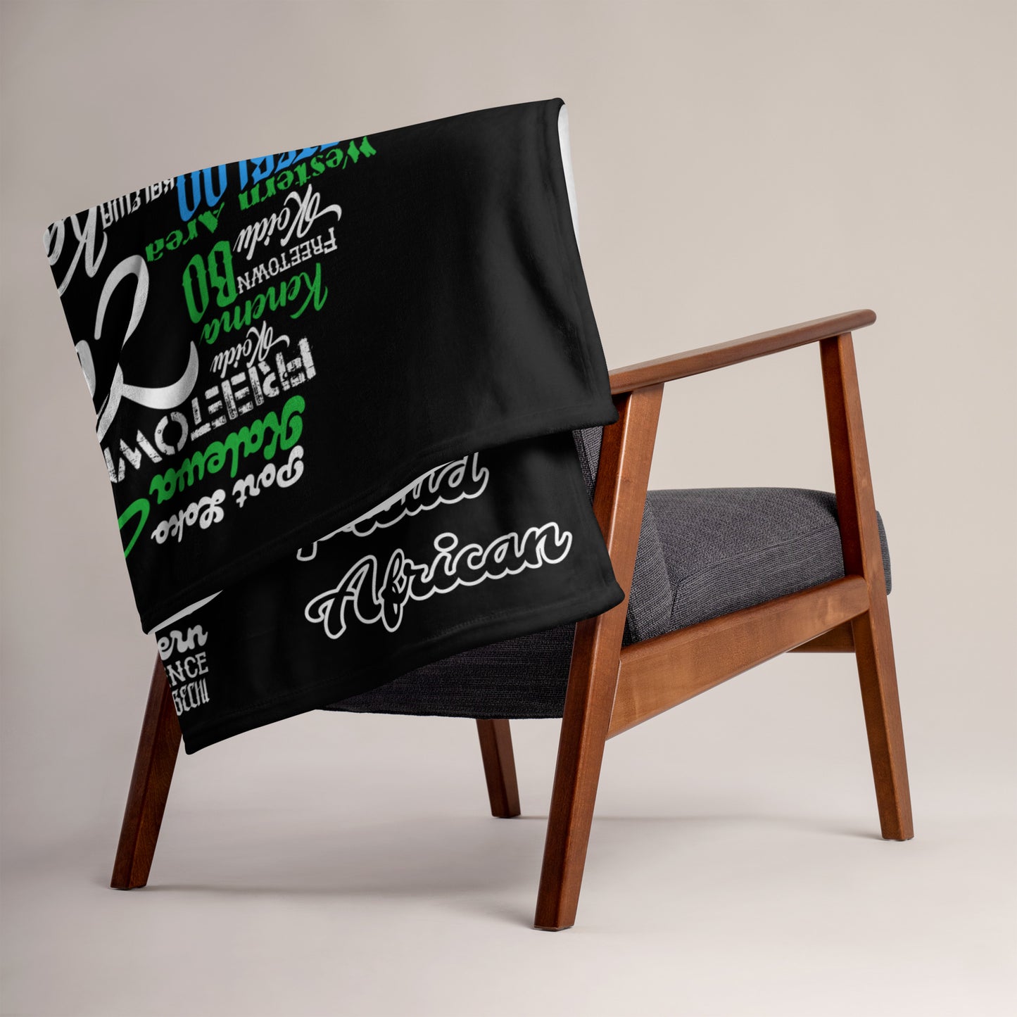 Mountain Lions Of Africa - PROUD AFRICAN - Throw Blanket