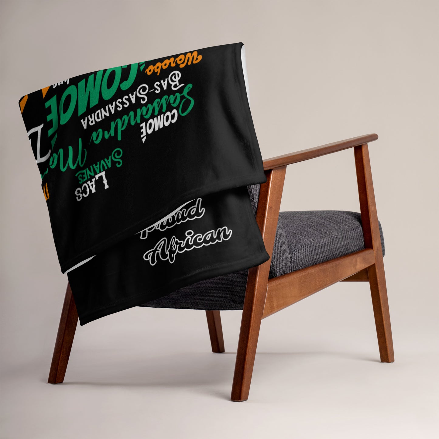 Elephants Of Africa - PROUD AFRICAN - Throw Blanket