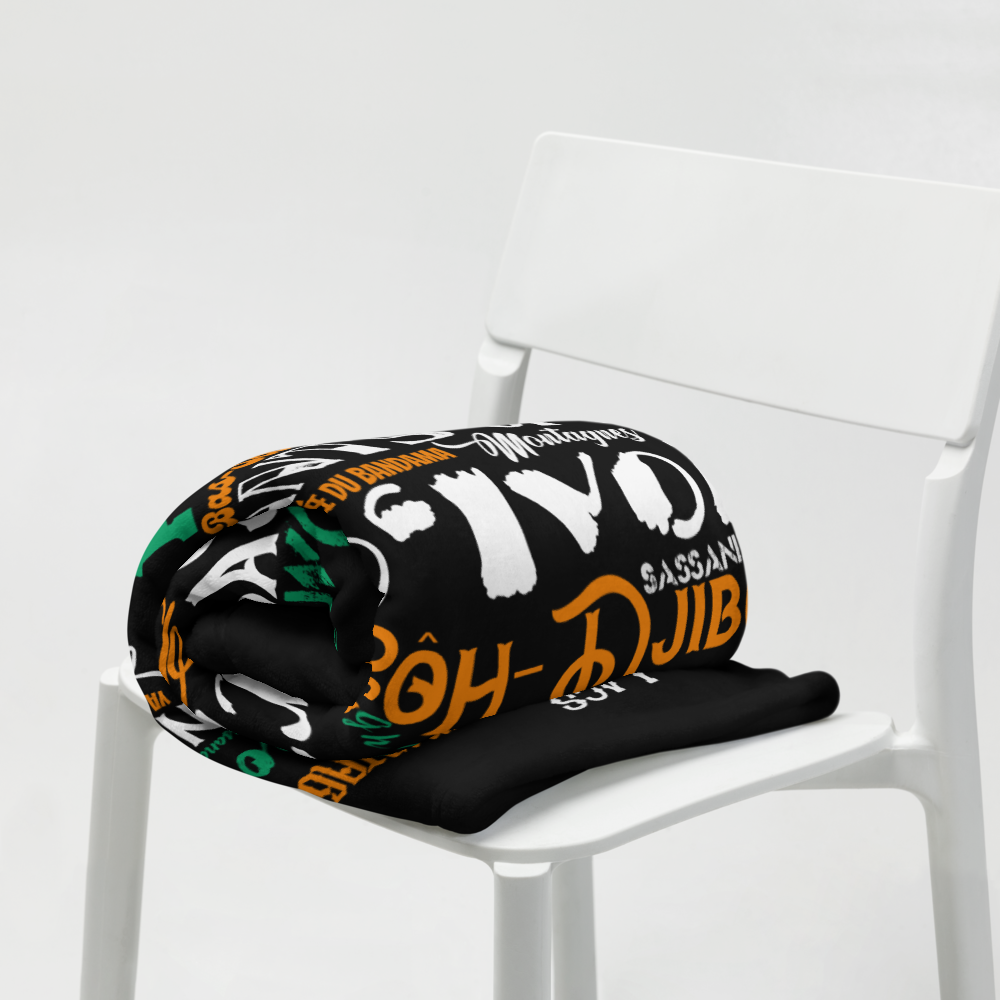 Elephants Of Africa - PROUD AFRICAN - Throw Blanket