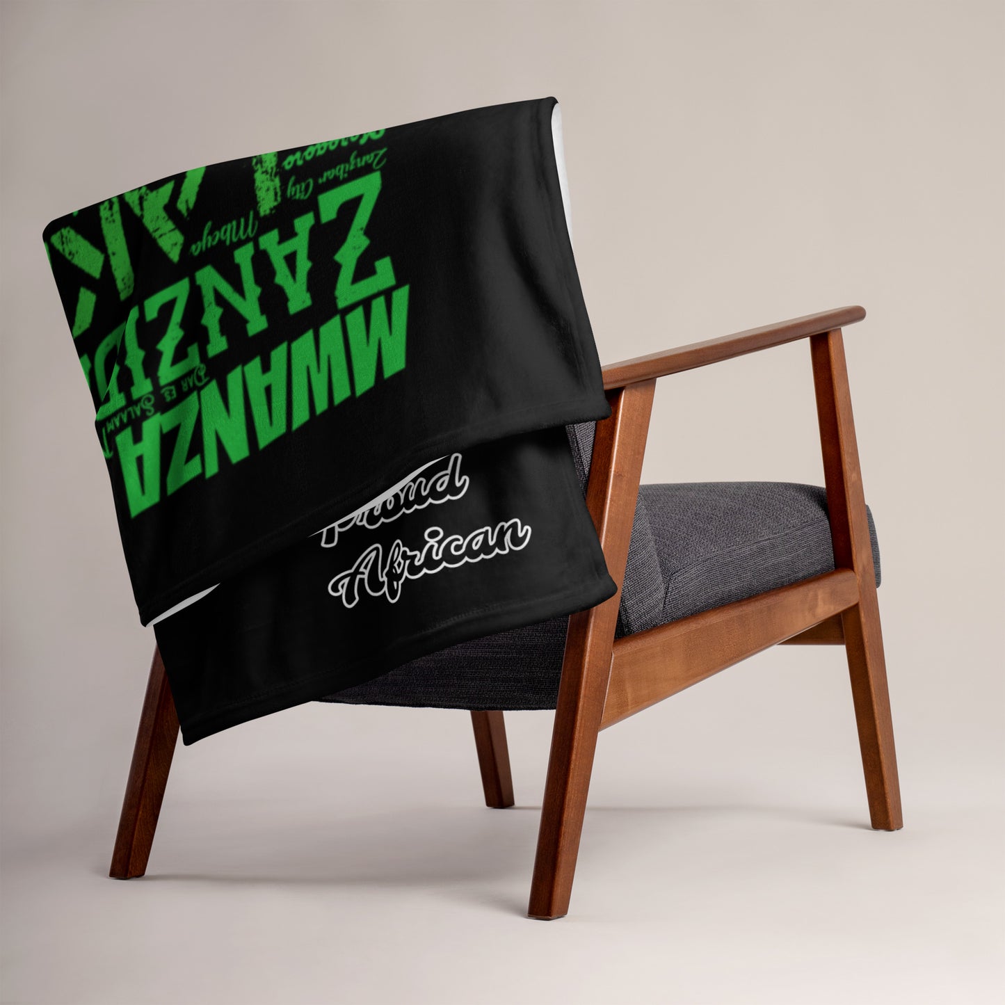 Soul Of Africa - PROUD AFRICAN - Throw Blanket