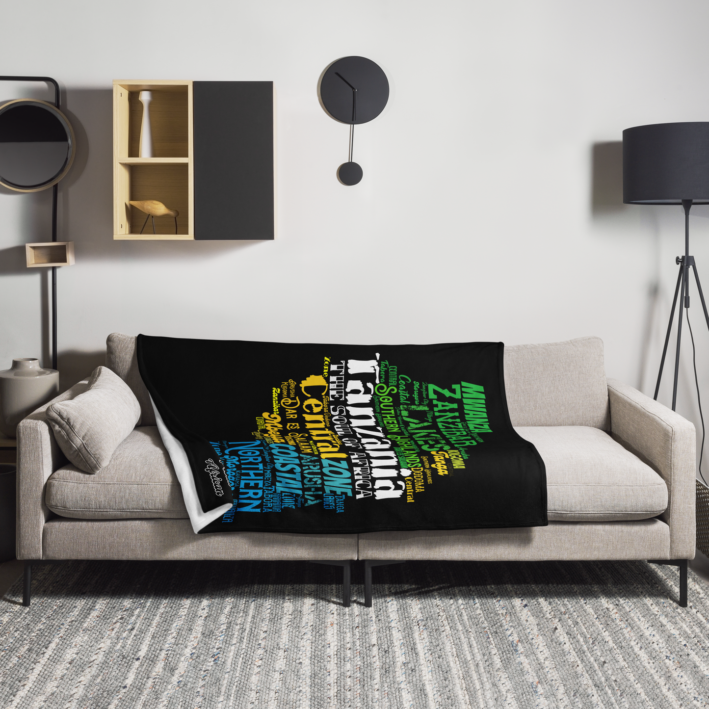 Soul Of Africa - PROUD AFRICAN - Throw Blanket