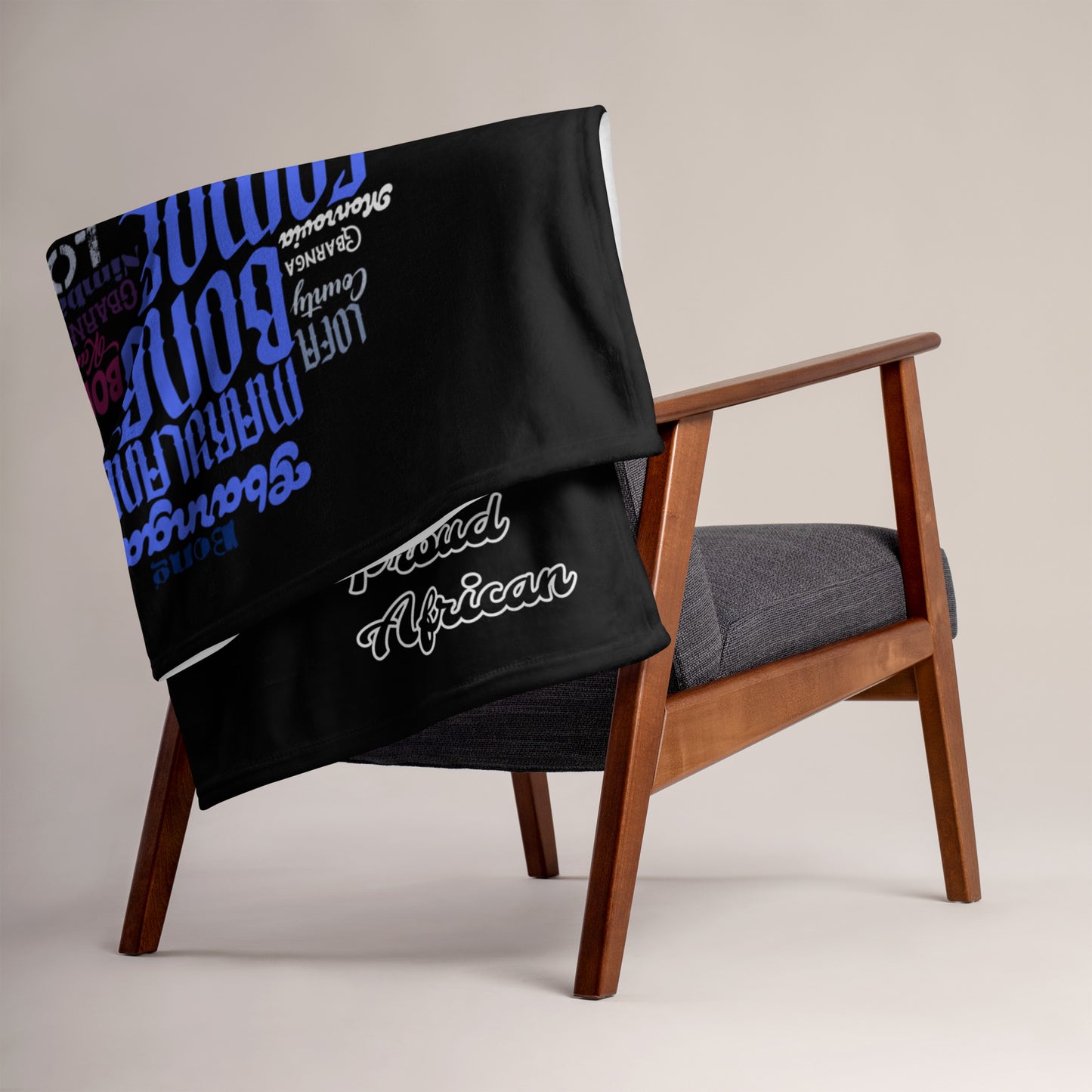 The Liberty Of Africa - PROUD AFRICAN - Throw Blanket