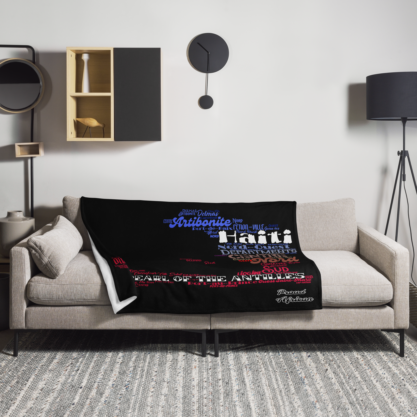 Pearl Of the Antilles - PROUD AFRICAN - Throw Blanket