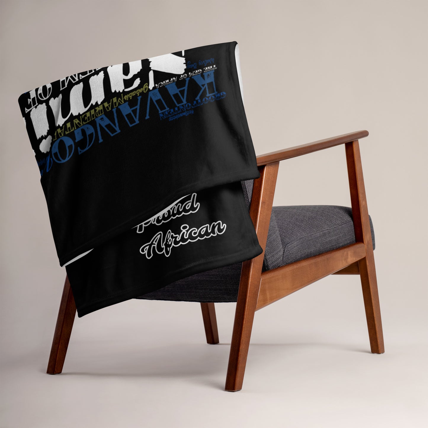 Gem Of Africa - PROUD AFRICAN - Throw Blanket