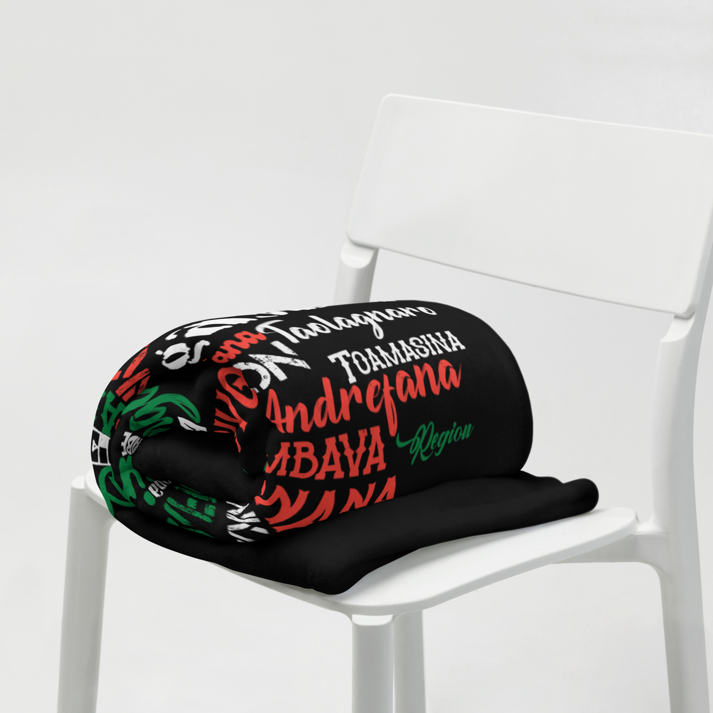 The Red Island - PROUD AFRICAN - Throw Blanket