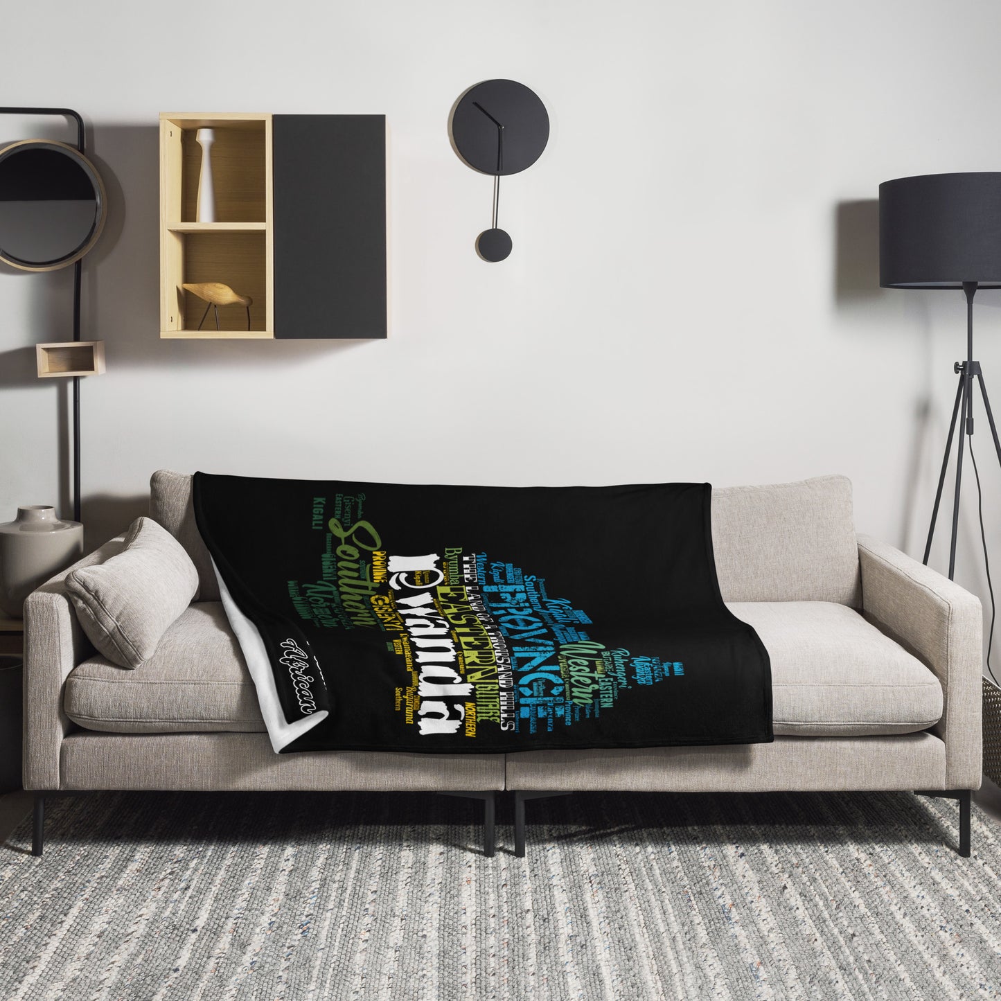 The Land of a Thousand Hills - PROUD AFRICAN - Throw Blanket