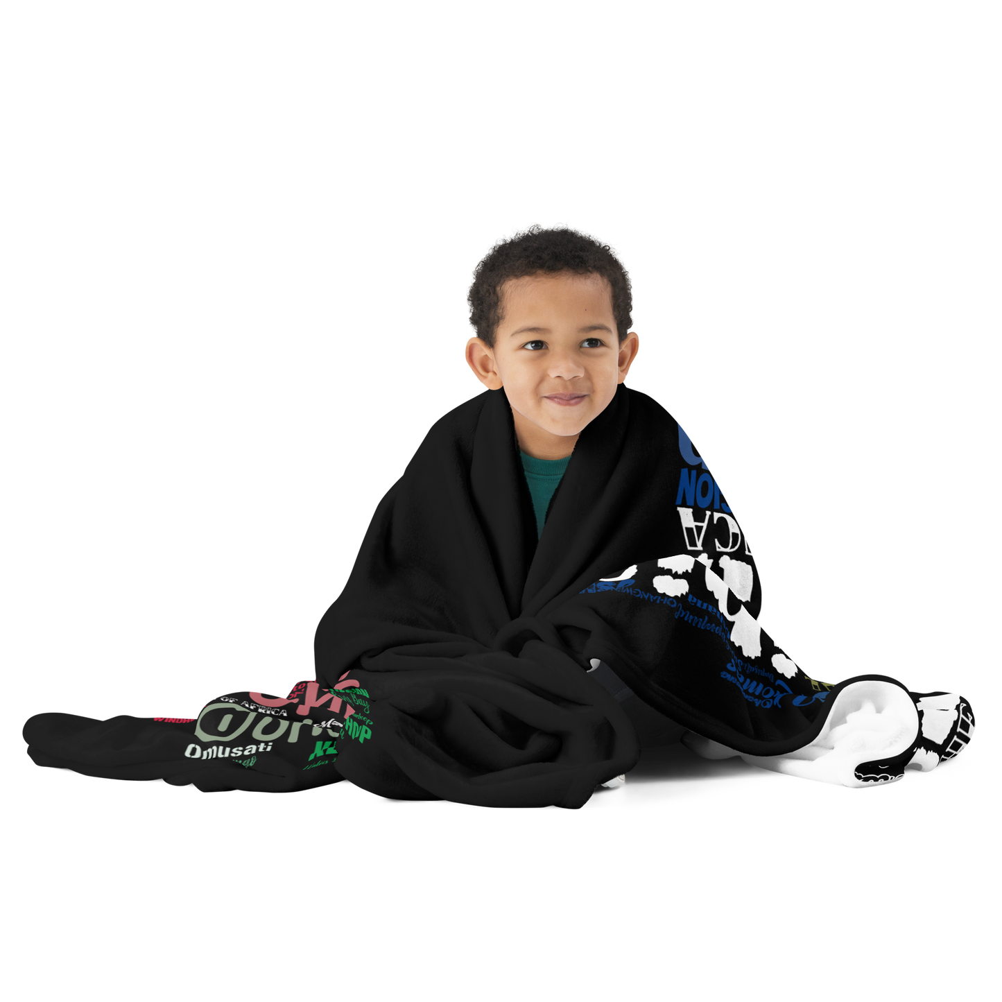 Gem Of Africa - PROUD AFRICAN - Throw Blanket