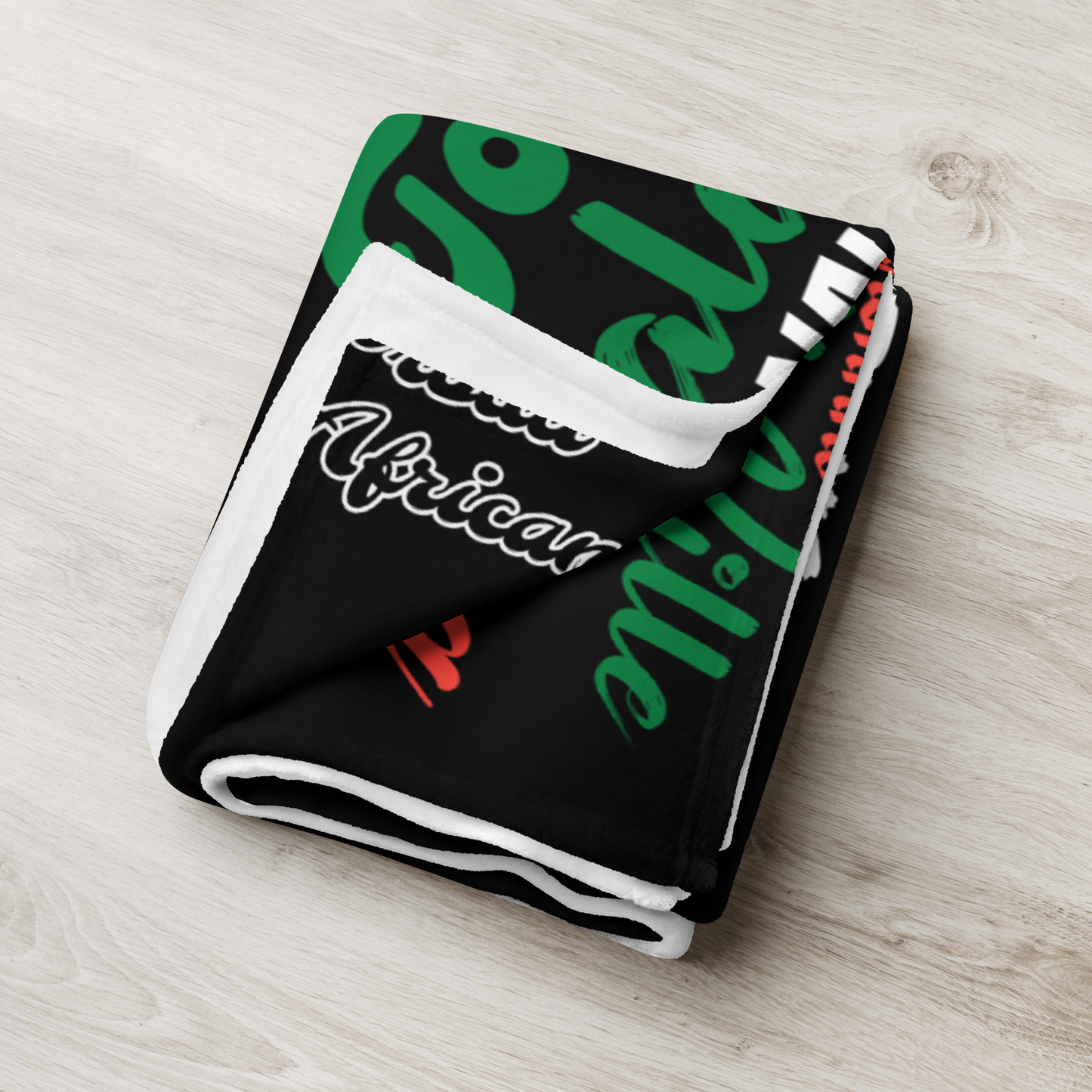 The Red Island - PROUD AFRICAN - Throw Blanket