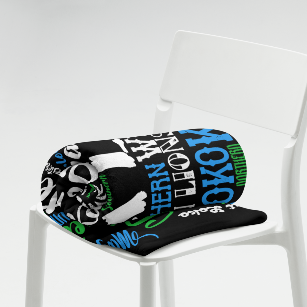 Mountain Lions Of Africa - PROUD AFRICAN - Throw Blanket