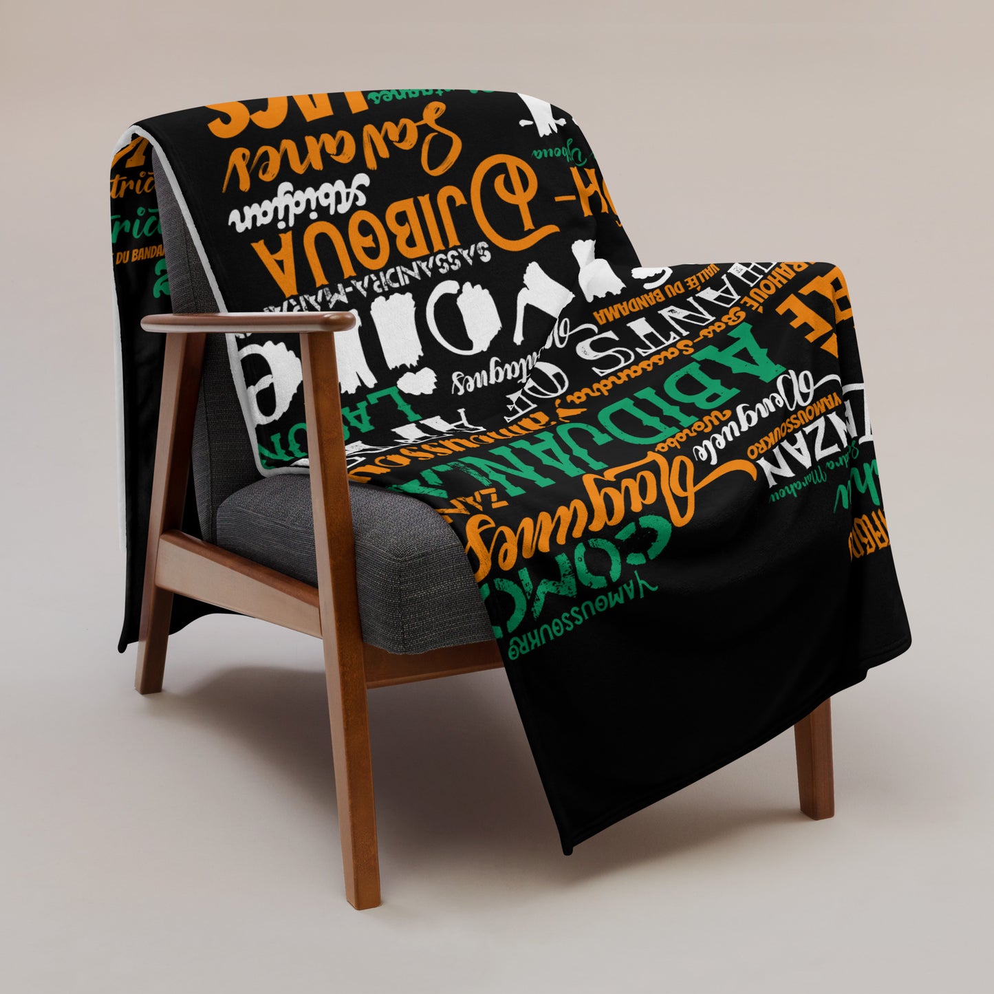 Elephants Of Africa - PROUD AFRICAN - Throw Blanket