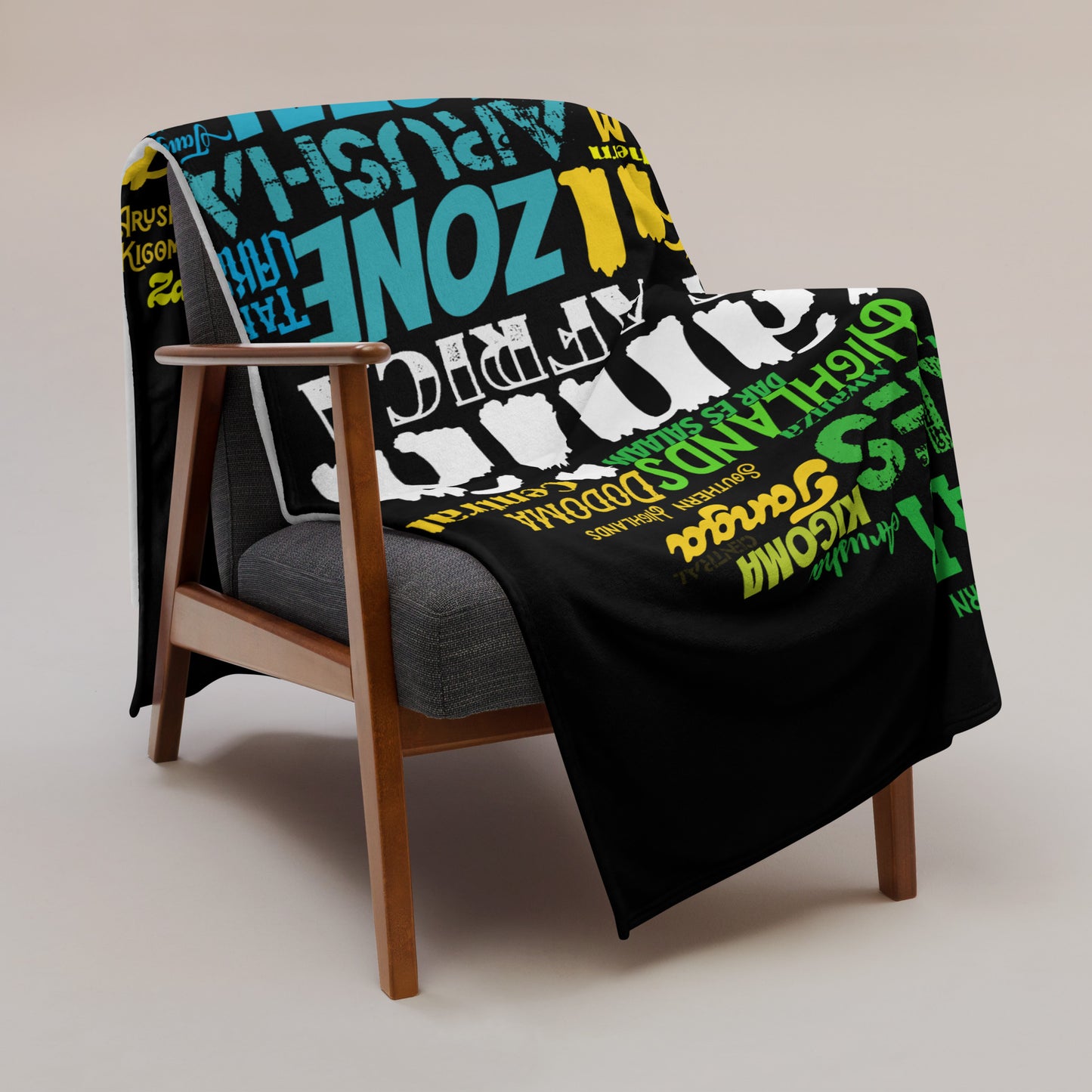 Soul Of Africa - PROUD AFRICAN - Throw Blanket