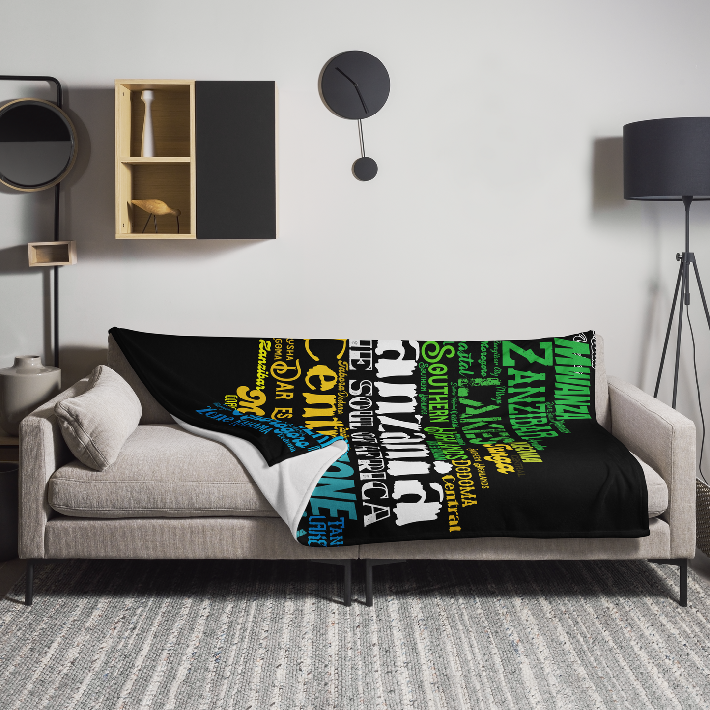 Soul Of Africa - PROUD AFRICAN - Throw Blanket