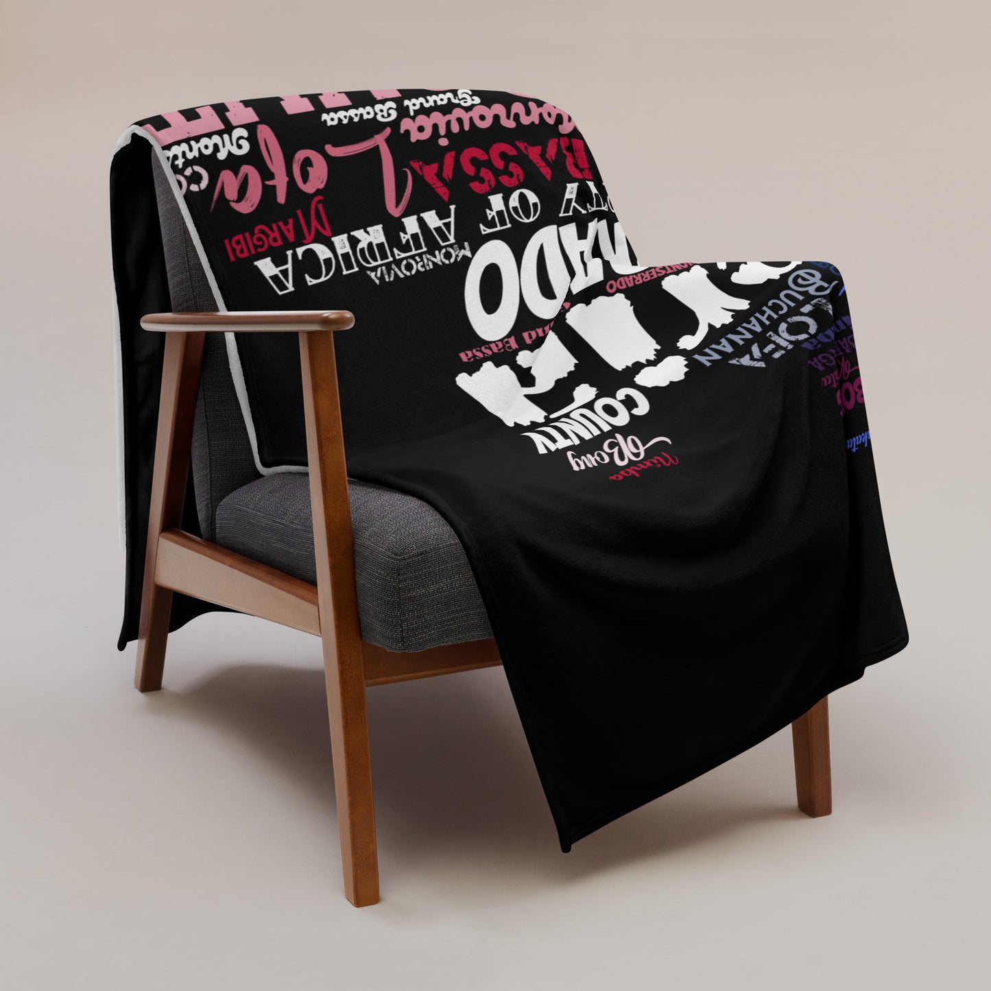 The Liberty Of Africa - PROUD AFRICAN - Throw Blanket