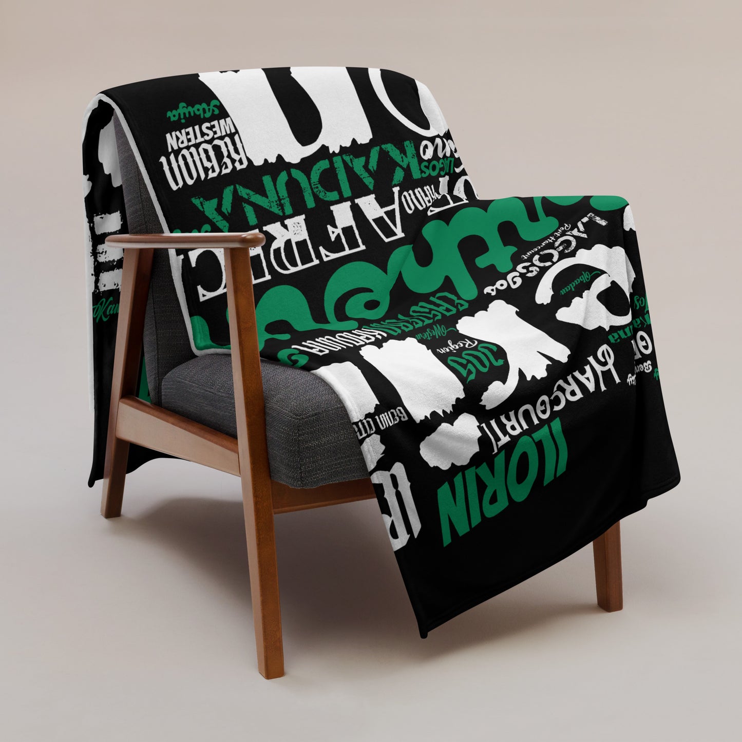 The Giants Of Africa - PROUD AFRICAN - Throw Blanket