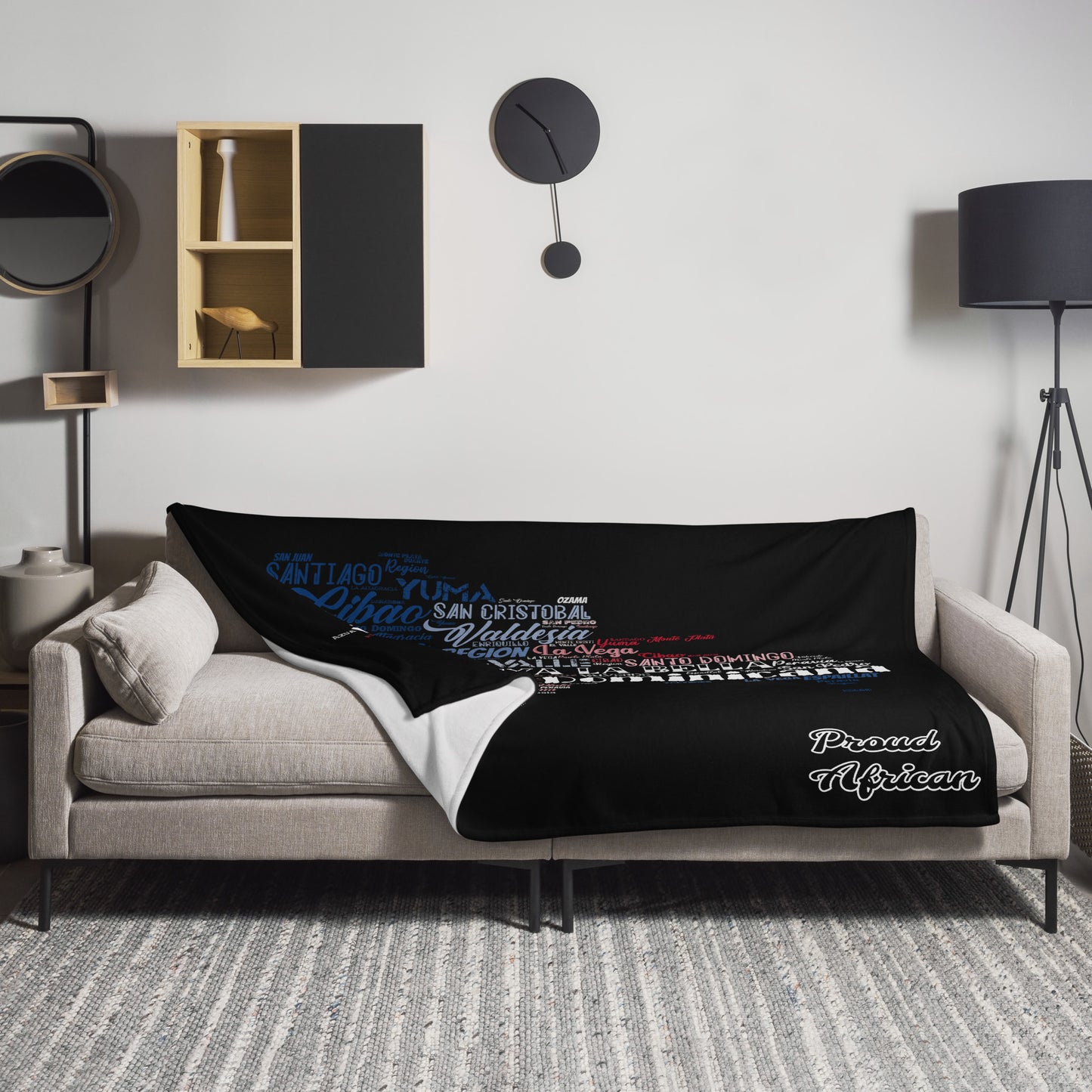 La Quisqueya La Bella - PROUD AFRICAN - Throw Blanket